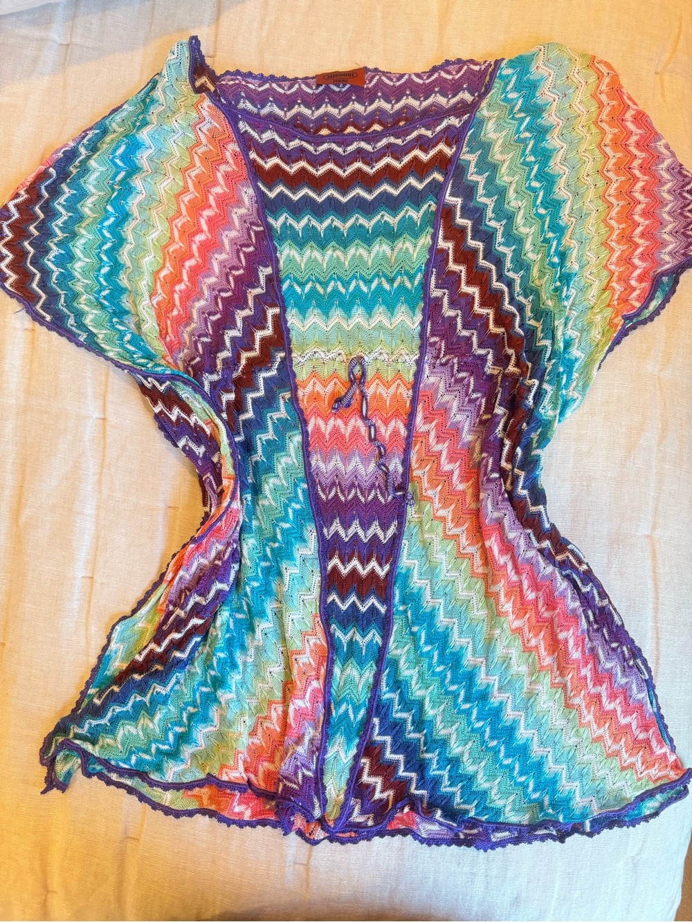 Missoni coverup in iconic missoni print